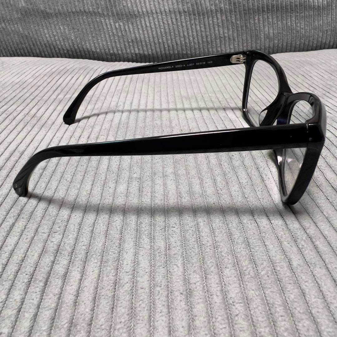 CHANEL(シャネル)の新品 CHANEL シャネル ココマーク 伊達眼鏡 クリアレンズ 3353-A レディースのファッション小物(サングラス/メガネ)の商品写真
