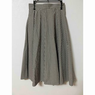 ユニクロ(UNIQLO)のユニクロ　ギンガムチェック　フレアスカート(ロングスカート)