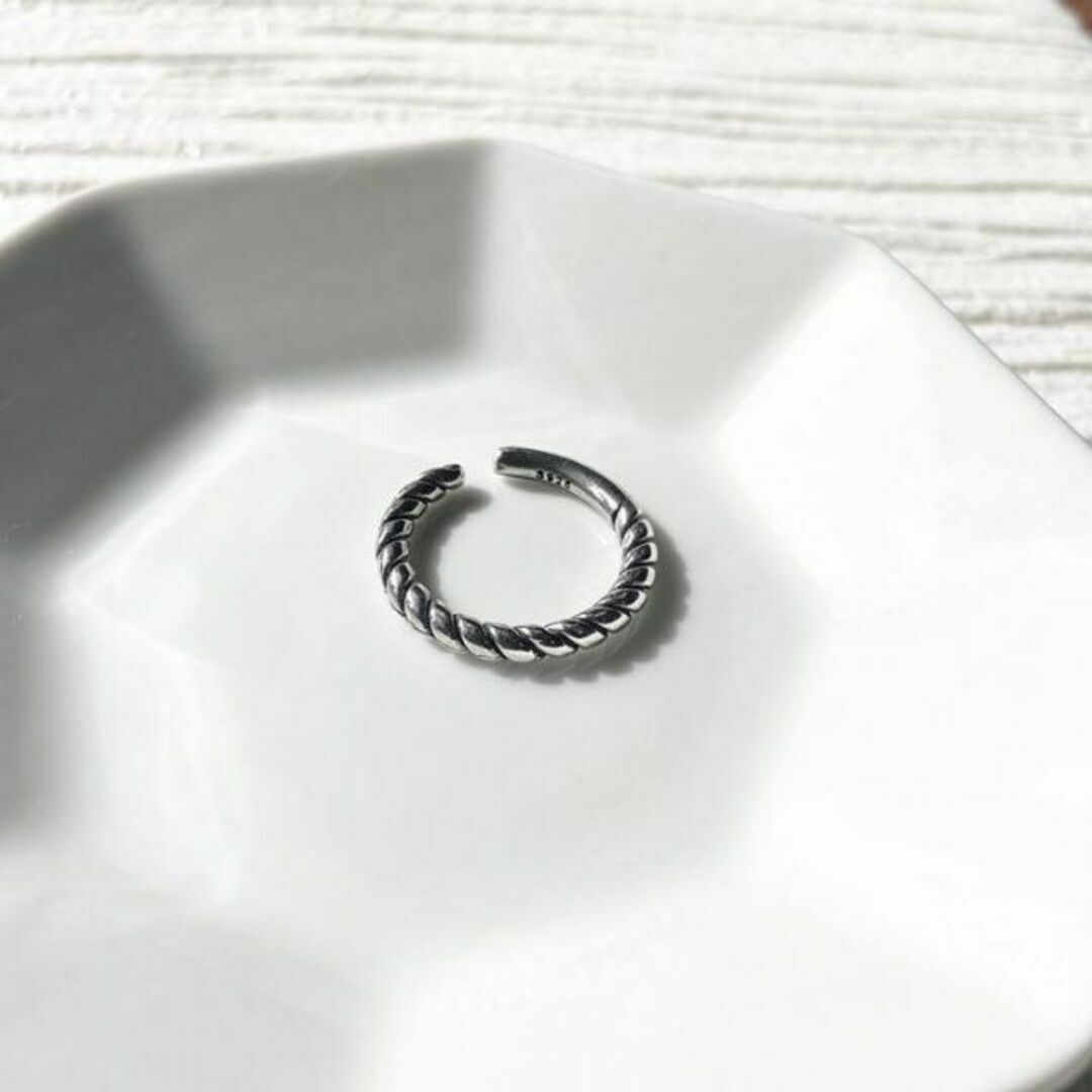 slim ツイスト open ring レディースのアクセサリー(リング(指輪))の商品写真