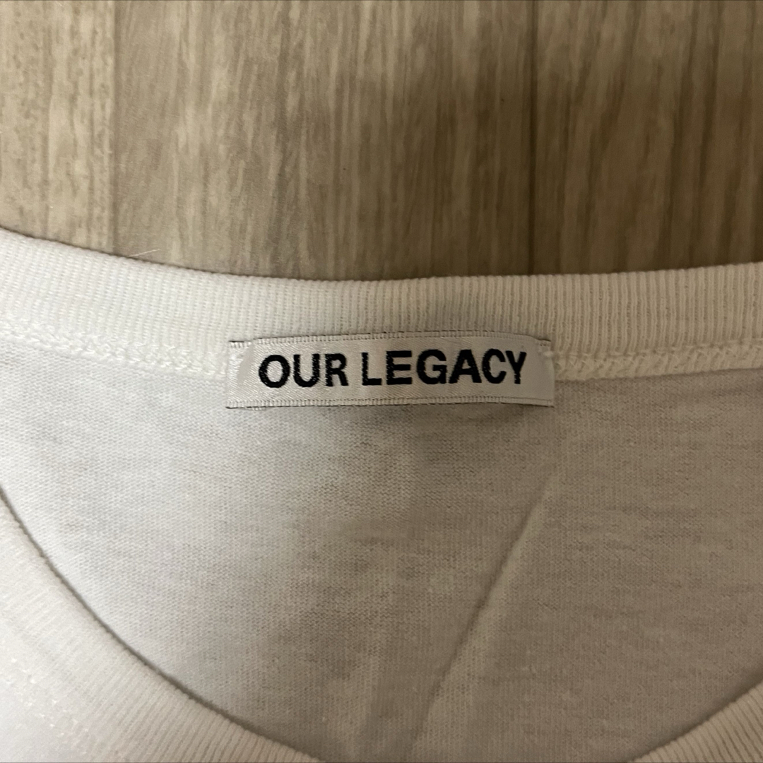アワーレガシー　our legacy 白　Tシャツ レディースのトップス(Tシャツ(半袖/袖なし))の商品写真