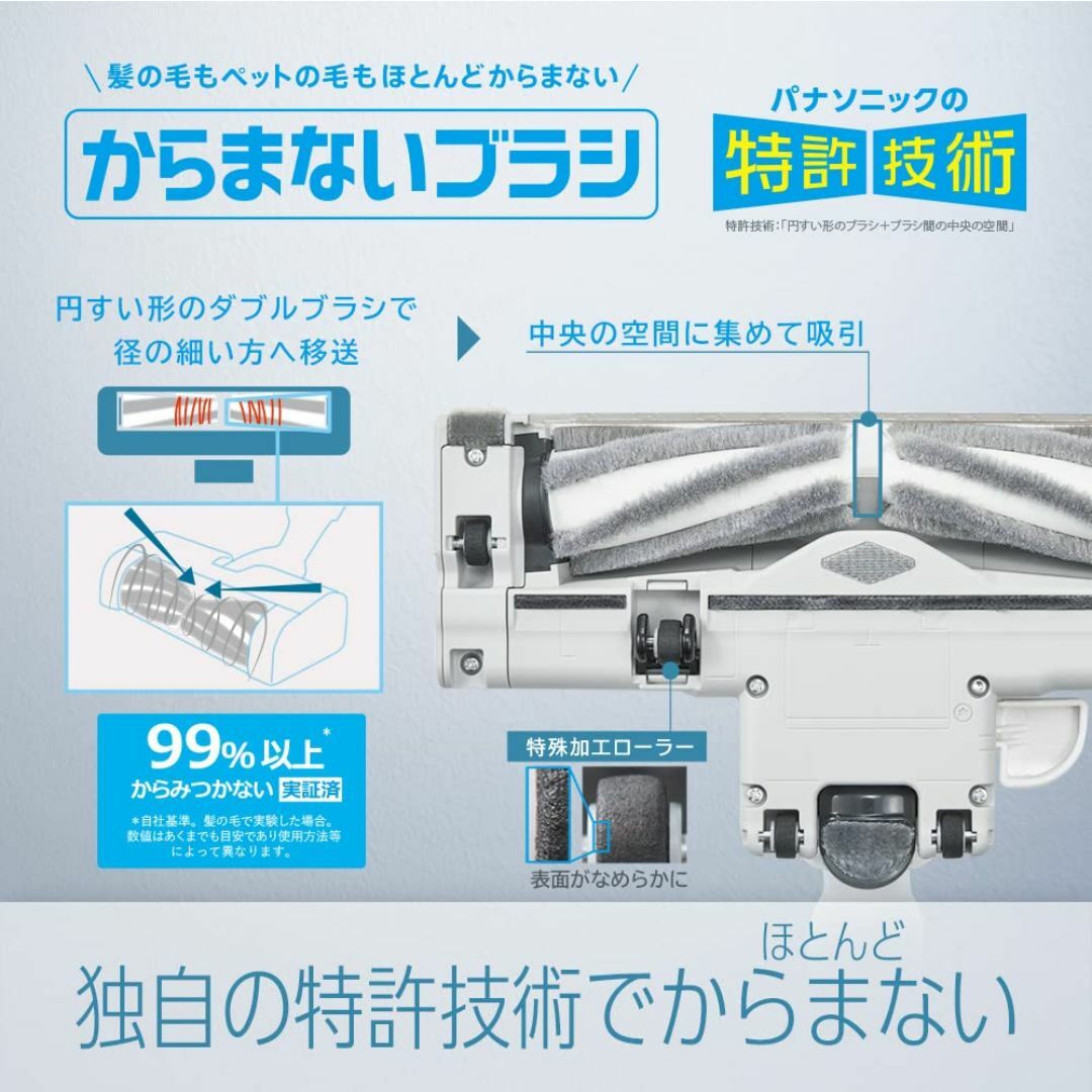 パナソニック サイクロン掃除機 ハウスダスト発見センサー搭載 ストーンブルー M スマホ/家電/カメラの生活家電(その他)の商品写真