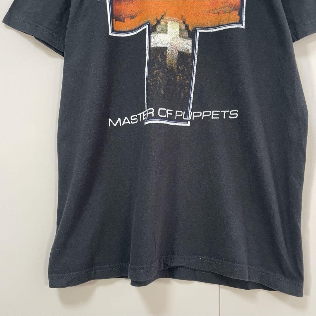 VINTAGE(ヴィンテージ)の【メキシコ製、バンドTシャツ】メタリカ古着ビックロゴプリント半袖メタルバンドM  メンズのトップス(Tシャツ/カットソー(半袖/袖なし))の商品写真