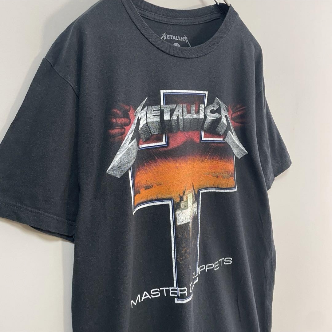 VINTAGE(ヴィンテージ)の【メキシコ製、バンドTシャツ】メタリカ古着ビックロゴプリント半袖メタルバンドM  メンズのトップス(Tシャツ/カットソー(半袖/袖なし))の商品写真