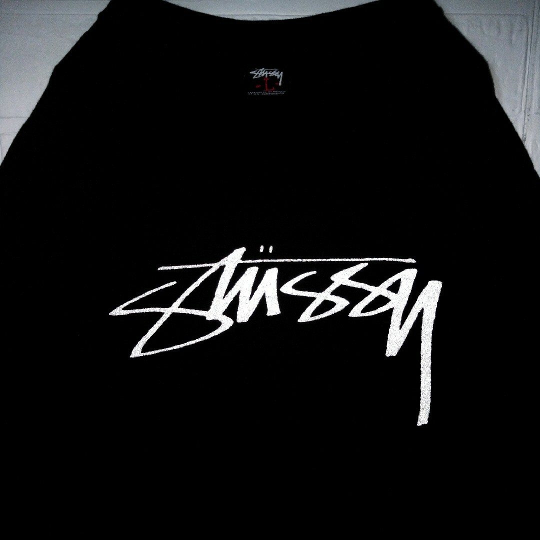 STUSSY(ステューシー)の【STUSSY】00s' vintage スモークデザイン　リフレクターTシャツ メンズのトップス(Tシャツ/カットソー(半袖/袖なし))の商品写真