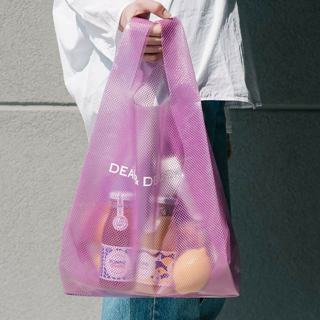 DEAN & DELUCA(ディーンアンドデルーカ)の｢新品未開封品｣ ディーンアンドデルーカ ショッピングバッグ ブルーベリ レディースのバッグ(エコバッグ)の商品写真