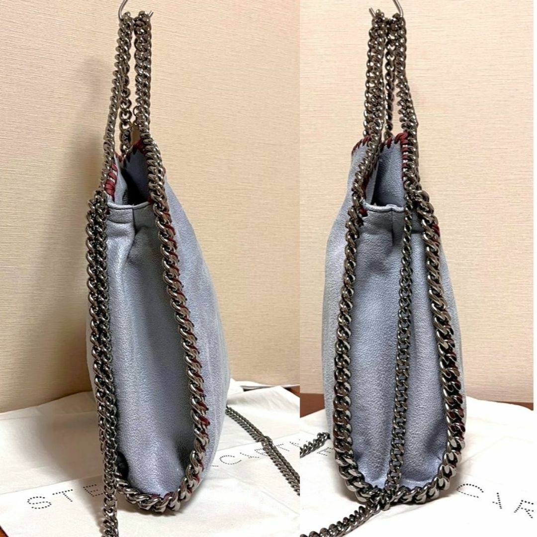 Stella McCartney(ステラマッカートニー)の新品⭐️ステラマッカートニー◆ファラベラ 2WAY ブルー×バーガンディ 美品 レディースのバッグ(トートバッグ)の商品写真