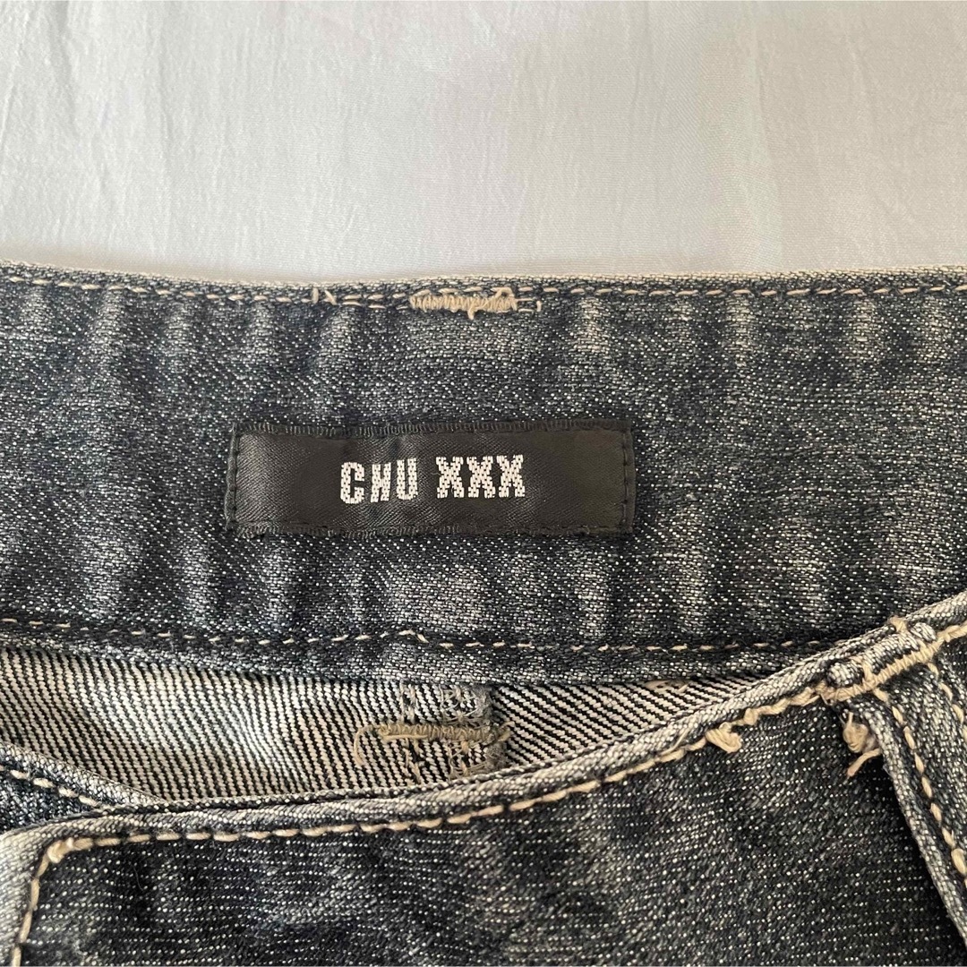 CHU XXX(チュー)の【1点限り】デニム　 パンツ デニムショートパンツ インディゴ 　CHU XXX レディースのパンツ(ショートパンツ)の商品写真