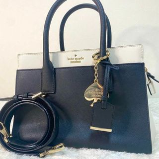 ケイトスペードニューヨーク(kate spade new york)の【極美品】　ケイトスペード　キャメロンストリート　ブラック　ハンドバッグ(ハンドバッグ)