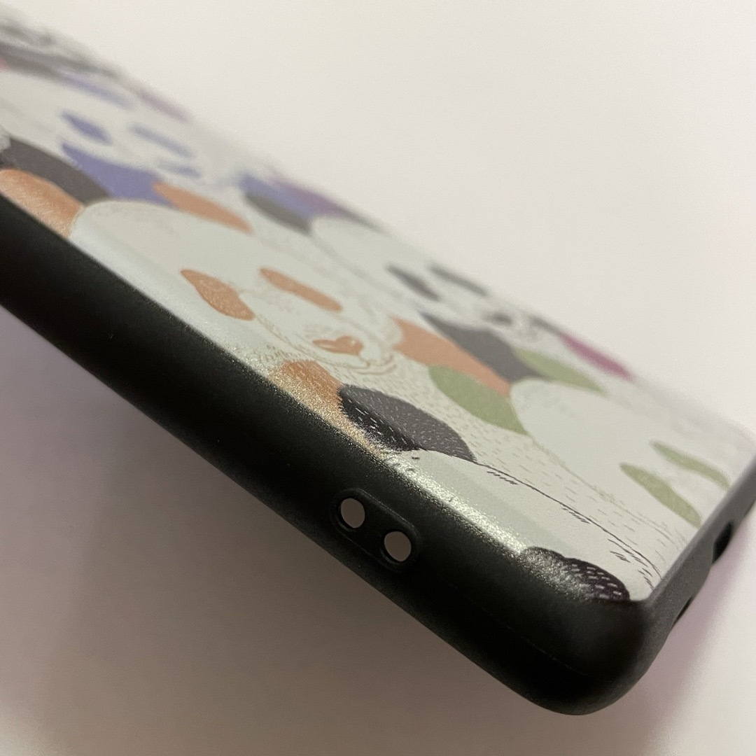 Google Pixel 7a カラフル パンダ ソフトケース カバー スマホ/家電/カメラのスマホアクセサリー(Androidケース)の商品写真