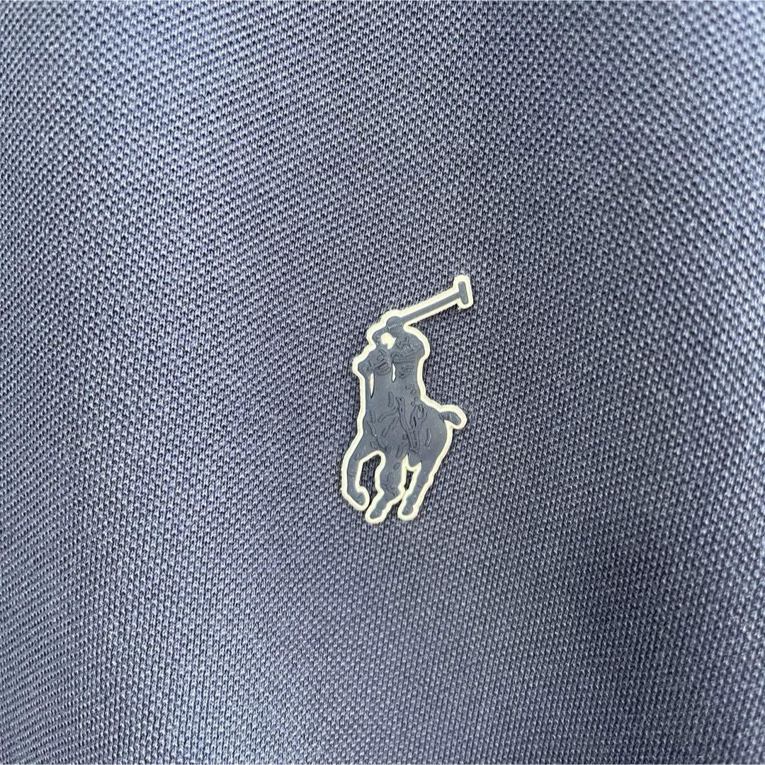 POLO RALPH LAUREN(ポロラルフローレン)の【希少XXL、襟ライン】ラルフローレン古着ポロシャツ刺繍ロゴポニー半袖ゆるだぼ メンズのトップス(ポロシャツ)の商品写真