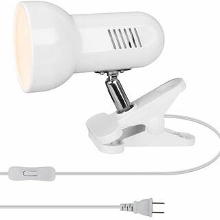 【色:ホワイト】LEDクリップライト デスクランプ 電気スタンド 作業ライト 卓(その他)