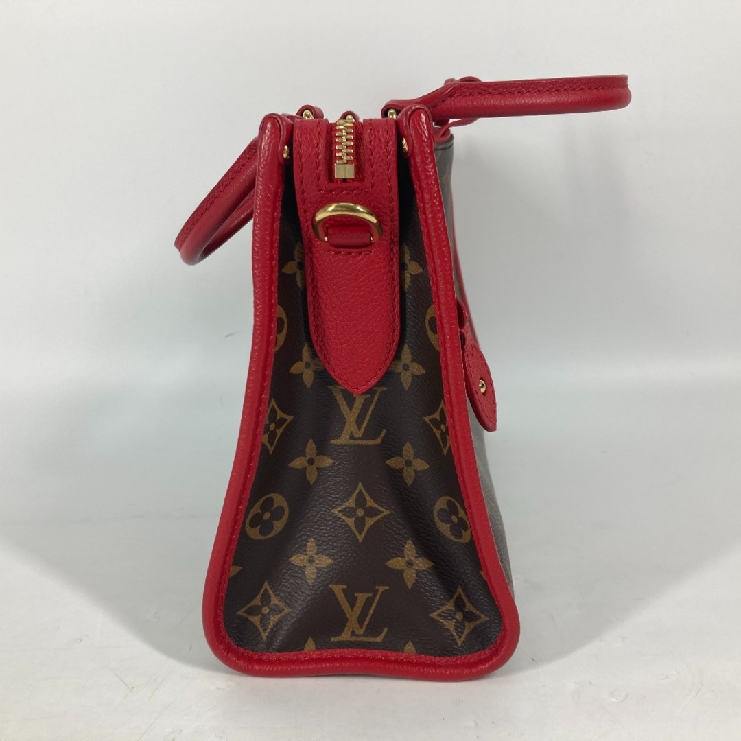 LOUIS VUITTON(ルイヴィトン)のルイヴィトン LOUIS VUITTON ポパンクールPM M43433 モノグラム トートバッグ カバン ハンドバッグ モノグラムキャンバス ルージュ  レッド レディースのバッグ(ハンドバッグ)の商品写真