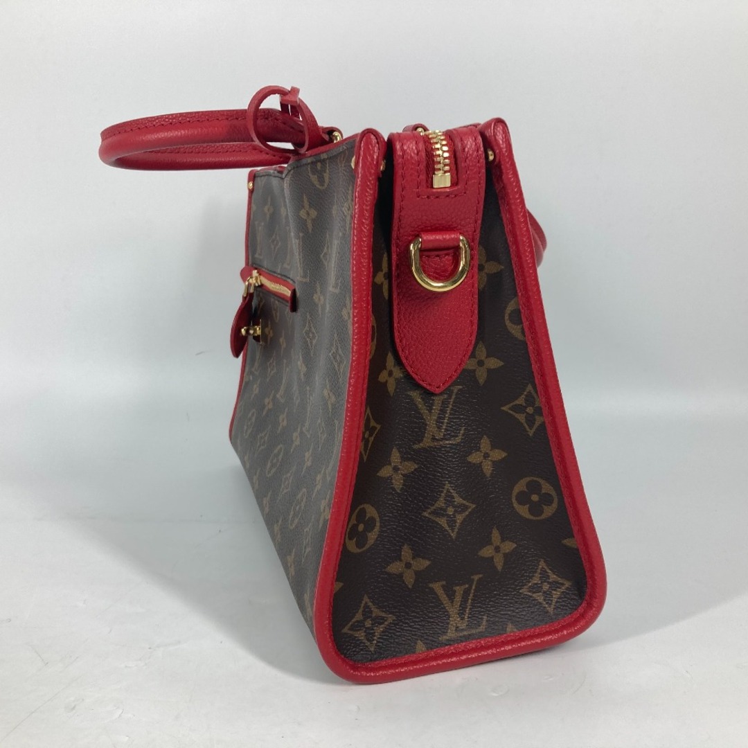 LOUIS VUITTON(ルイヴィトン)のルイヴィトン LOUIS VUITTON ポパンクールPM M43433 モノグラム トートバッグ カバン ハンドバッグ モノグラムキャンバス ルージュ  レッド レディースのバッグ(ハンドバッグ)の商品写真