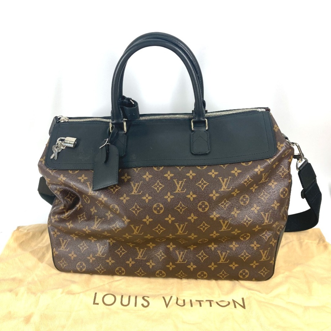 LOUIS VUITTON(ルイヴィトン)のルイヴィトン LOUIS VUITTON ネオグリニッジ M56716 モノグラムマカサー 2WAY ショルダーバッグ トートバッグ 旅行バッグ ボストンバッグ モノグラムキャンバス ブラウン 美品 メンズのバッグ(ボストンバッグ)の商品写真