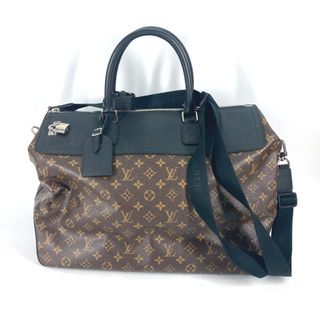 ルイヴィトン(LOUIS VUITTON)のルイヴィトン LOUIS VUITTON ネオグリニッジ M56716 モノグラムマカサー 2WAY ショルダーバッグ トートバッグ 旅行バッグ ボストンバッグ モノグラムキャンバス ブラウン 美品(ボストンバッグ)