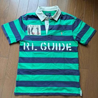 ポロ(POLO（RALPH LAUREN）)のPolo ラルフローレン L 160 ラガーシャツ ポロシャツ ボーダー(Tシャツ/カットソー)