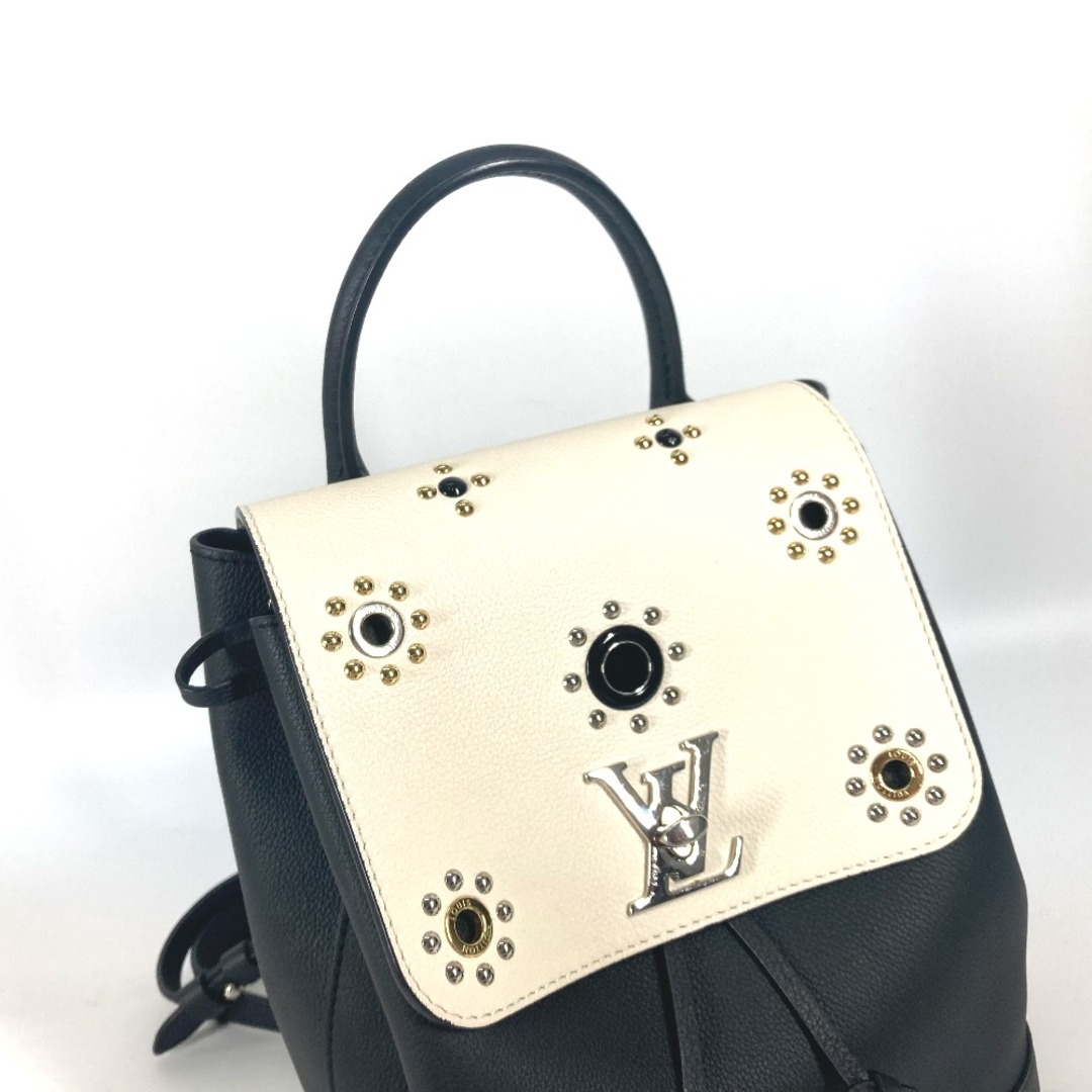 LOUIS VUITTON(ルイヴィトン)のルイヴィトン LOUIS VUITTON ロックミー バッグパックスタッズ M54108 カバン バックパック リュックサック レザー ブラック レディースのバッグ(リュック/バックパック)の商品写真