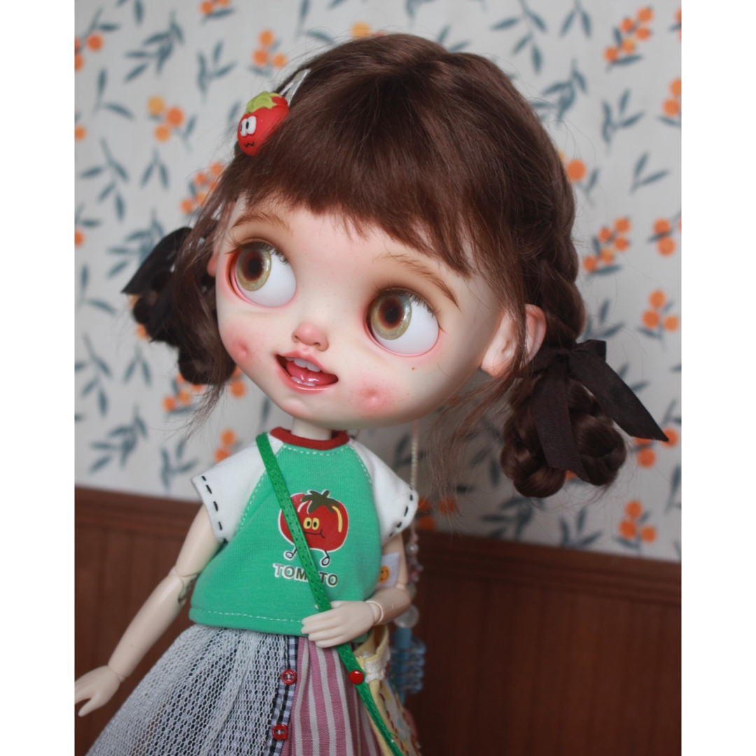 カスタムブライス 面倒い 海外作家様 人形 かわいい えくぼ カスタムブライス 面倒い 海外作家様 人形 かわいい えくぼ