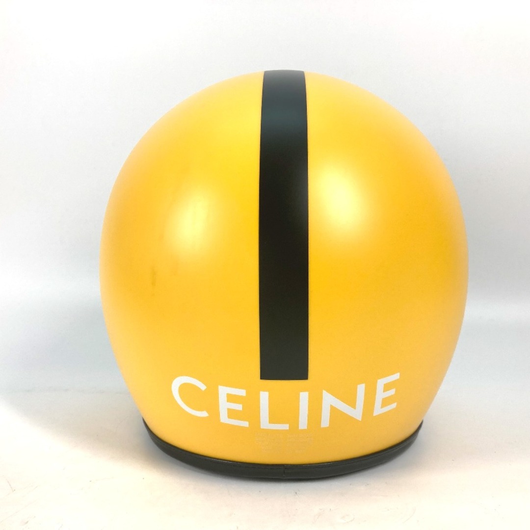 celine(セリーヌ)のセリーヌ CELINE  ロゴ モーターサイクル オートバイヘルメット 帽子 ヘルメット イエロー 美品 その他のその他(その他)の商品写真