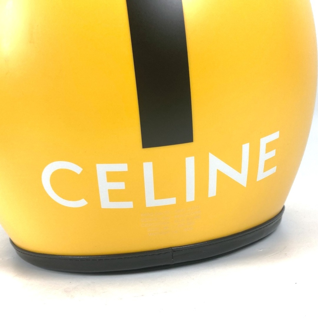 celine(セリーヌ)のセリーヌ CELINE  ロゴ モーターサイクル オートバイヘルメット 帽子 ヘルメット イエロー 美品 その他のその他(その他)の商品写真