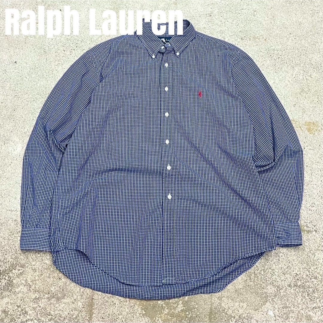 POLO RALPH LAUREN(ポロラルフローレン)の＊7585 Ralph Lauren ラルフローレン　チェックシャツ メンズのトップス(シャツ)の商品写真