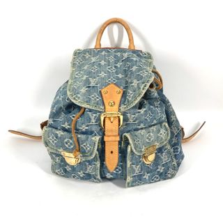 ルイヴィトン(LOUIS VUITTON)のルイヴィトン LOUIS VUITTON  サックアドGM M95056 モノグラムデニム バックパック カバン リュックサック モノグラムデニムキャンバス ブルー(リュック/バックパック)