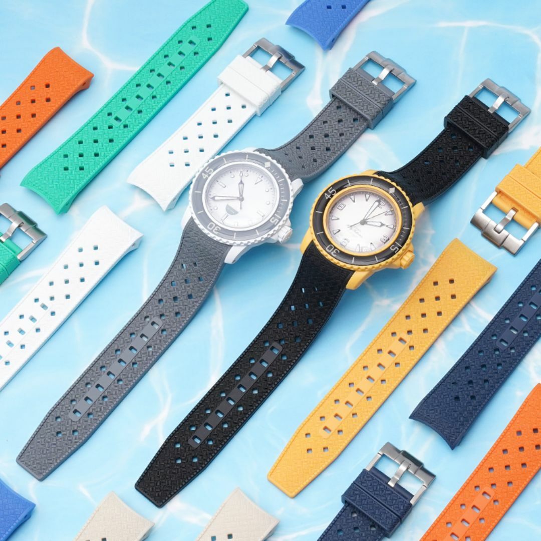 PLANCPAIN×Swatch トロピックタイプラバー イエロー メンズの時計(ラバーベルト)の商品写真