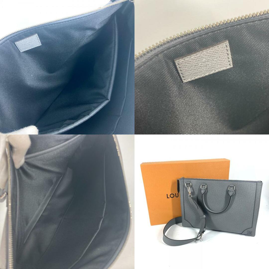 LOUIS VUITTON(ルイヴィトン)のルイヴィトン LOUIS VUITTON スリム・ブリーフケース M30856  タイガ  2WAYバッグ トートバッグ カバン ショルダーバッグ ビジネスバッグ タイガレザー グレイシア グレー メンズのバッグ(ビジネスバッグ)の商品写真