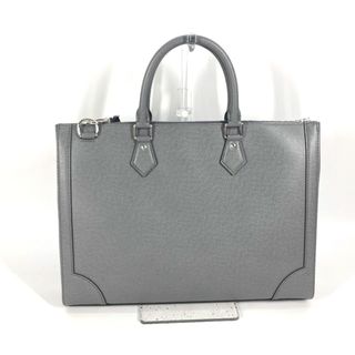 ルイヴィトン(LOUIS VUITTON)のルイヴィトン LOUIS VUITTON スリム・ブリーフケース M30856  タイガ  2WAYバッグ トートバッグ カバン ショルダーバッグ ビジネスバッグ タイガレザー グレイシア グレー(ビジネスバッグ)