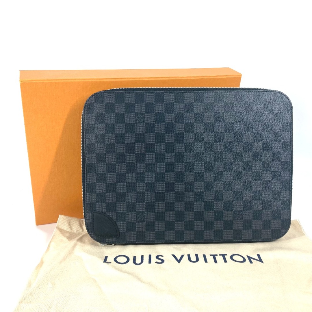 LOUIS VUITTON(ルイヴィトン)のルイヴィトン LOUIS VUITTON ホライゾン・ラップ トップ スリーブ N41645 ダミエグラフィット PCバッグ パソコンバッグ カバン ポーチ クラッチバッグ ダミエグラフィットキャンバス ブラック 未使用 メンズのバッグ(セカンドバッグ/クラッチバッグ)の商品写真