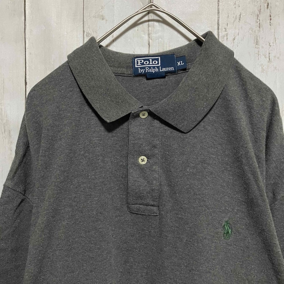 POLO RALPH LAUREN(ポロラルフローレン)のポロラルフローレン 半袖ポロシャツワンポイント刺繍ロゴ90s Z1225 メンズのトップス(ポロシャツ)の商品写真