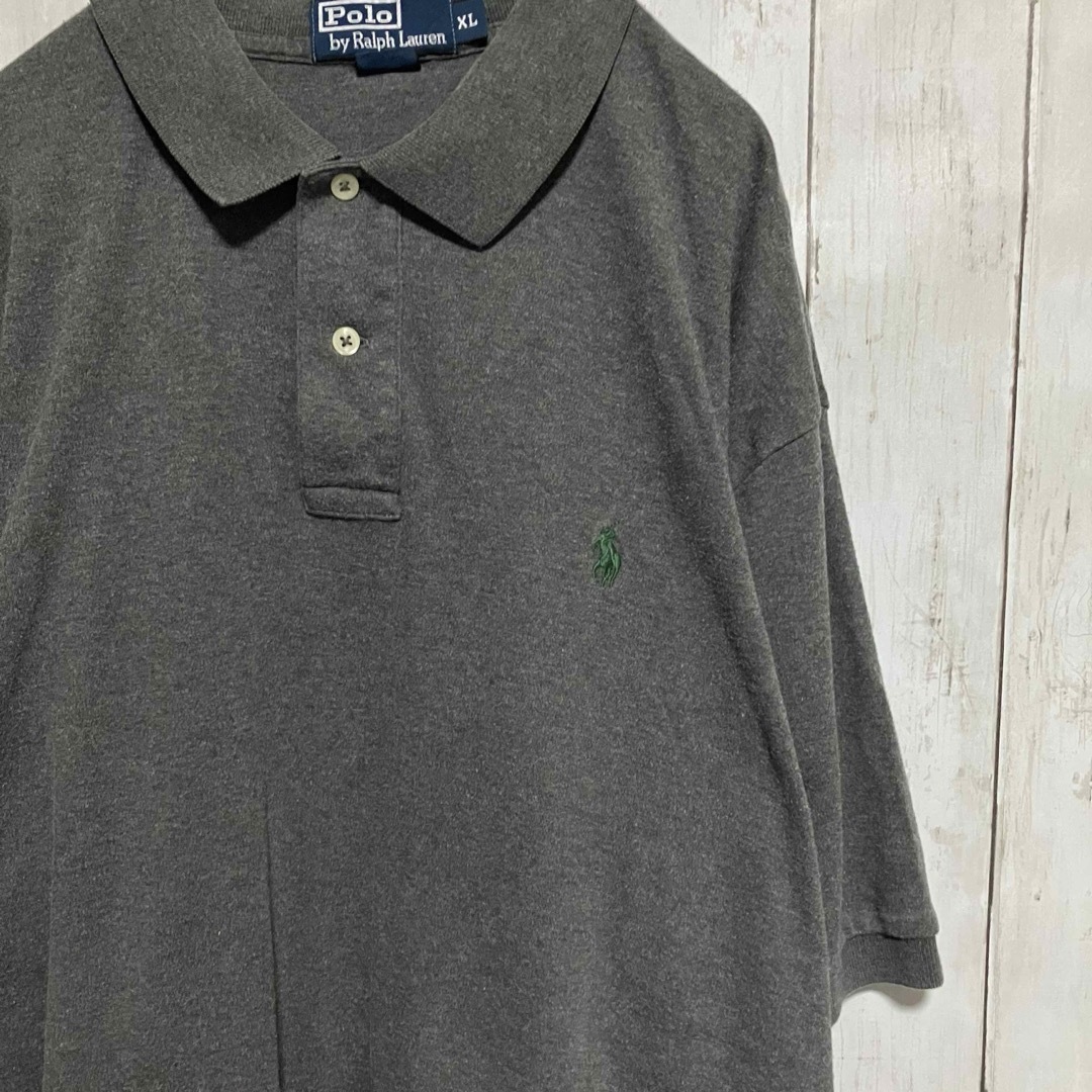 POLO RALPH LAUREN(ポロラルフローレン)のポロラルフローレン 半袖ポロシャツワンポイント刺繍ロゴ90s Z1225 メンズのトップス(ポロシャツ)の商品写真