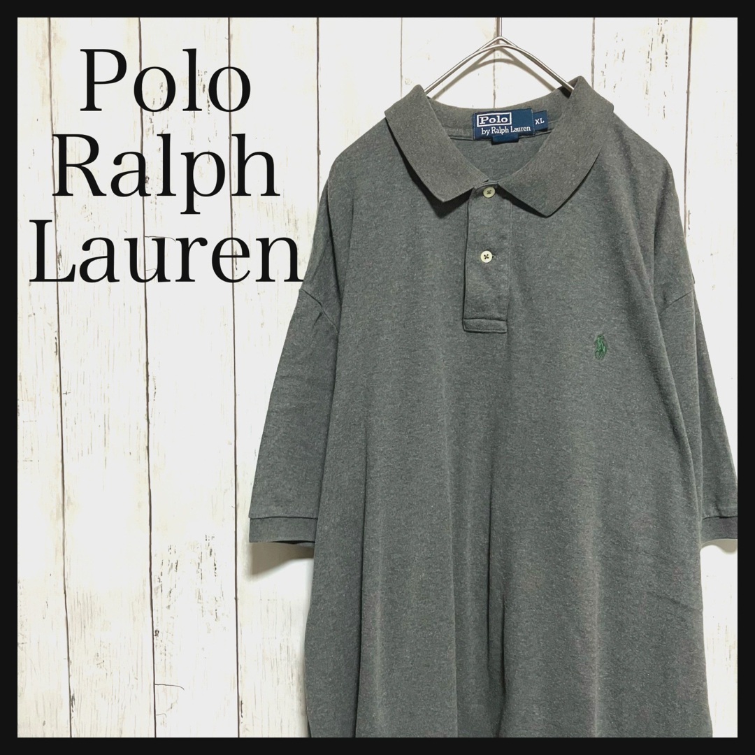 POLO RALPH LAUREN(ポロラルフローレン)のポロラルフローレン 半袖ポロシャツワンポイント刺繍ロゴ90s Z1225 メンズのトップス(ポロシャツ)の商品写真