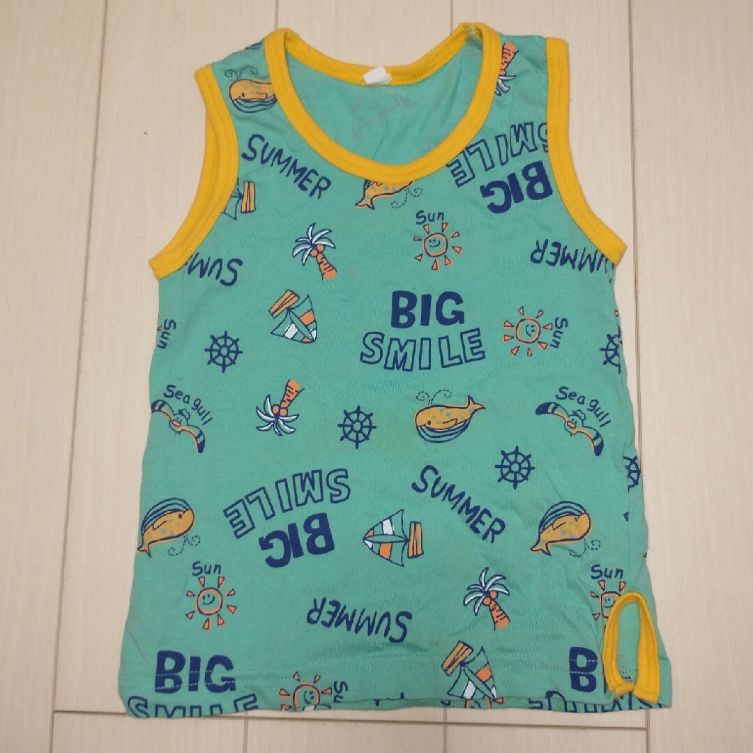 タンクトップ 4枚 男の子 95cm キッズ/ベビー/マタニティのキッズ服男の子用(90cm~)(Tシャツ/カットソー)の商品写真