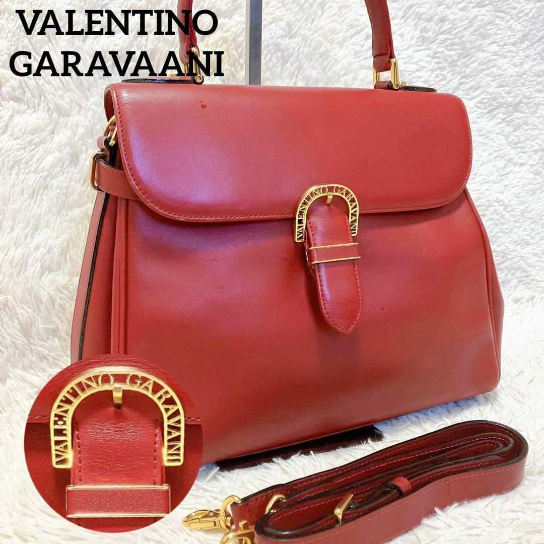 valentino garavani(ヴァレンティノガラヴァーニ)の【高級美品】ヴァレンティノガラヴァーニ ハンドバッグ ショルダー 2way レディースのバッグ(ハンドバッグ)の商品写真