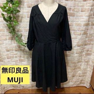 ムジルシリョウヒン(MUJI (無印良品))の感謝sale❤️1380❤️無印良品④❤️ゆったり＆合わせやすいワンピース(ロングワンピース/マキシワンピース)