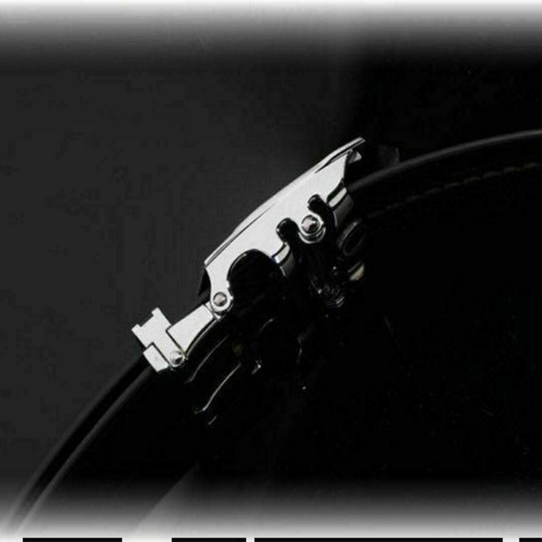ベルト メンズ レザー ゴルフ おしゃれ カジュアル オートロック ブラック メンズのファッション小物(ベルト)の商品写真
