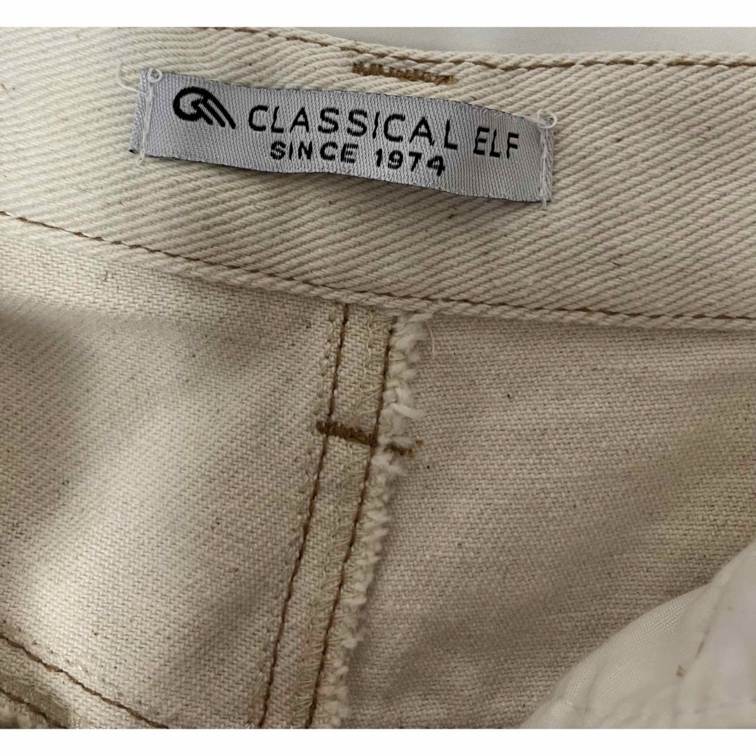 Classical Elf.(クラシカルエルフ)のクラシカルエルフ　ハイウエストデニムパンツ レディースのパンツ(デニム/ジーンズ)の商品写真