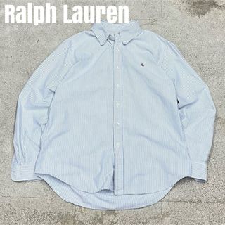 ポロラルフローレン(POLO RALPH LAUREN)の＊7587 ラルフローレン　ストライプ　ワンポイント　ポニー　長袖シャツ(シャツ)