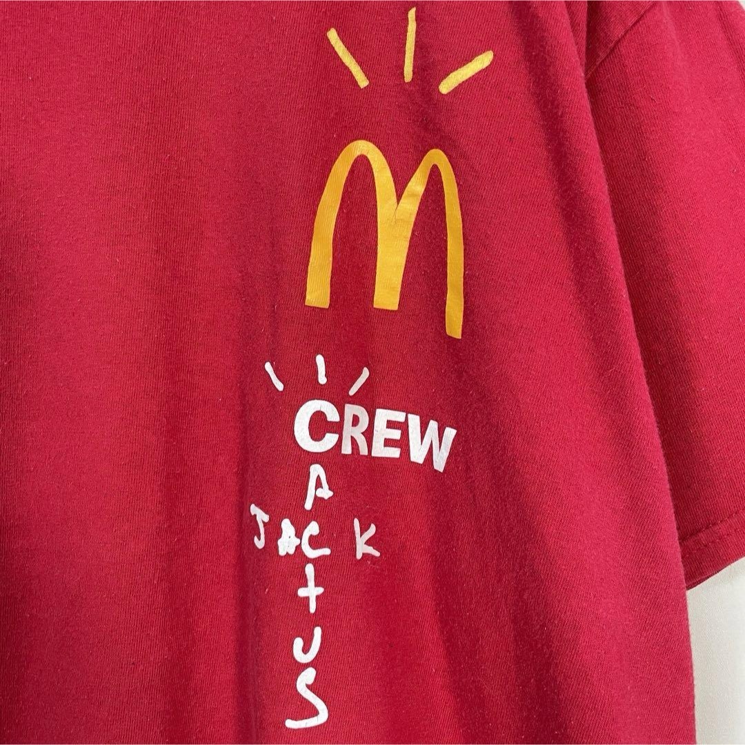 US古着 Tシャツ トラヴィススコット ✕ マクドナルド カクタスジャックL メンズのトップス(Tシャツ/カットソー(半袖/袖なし))の商品写真