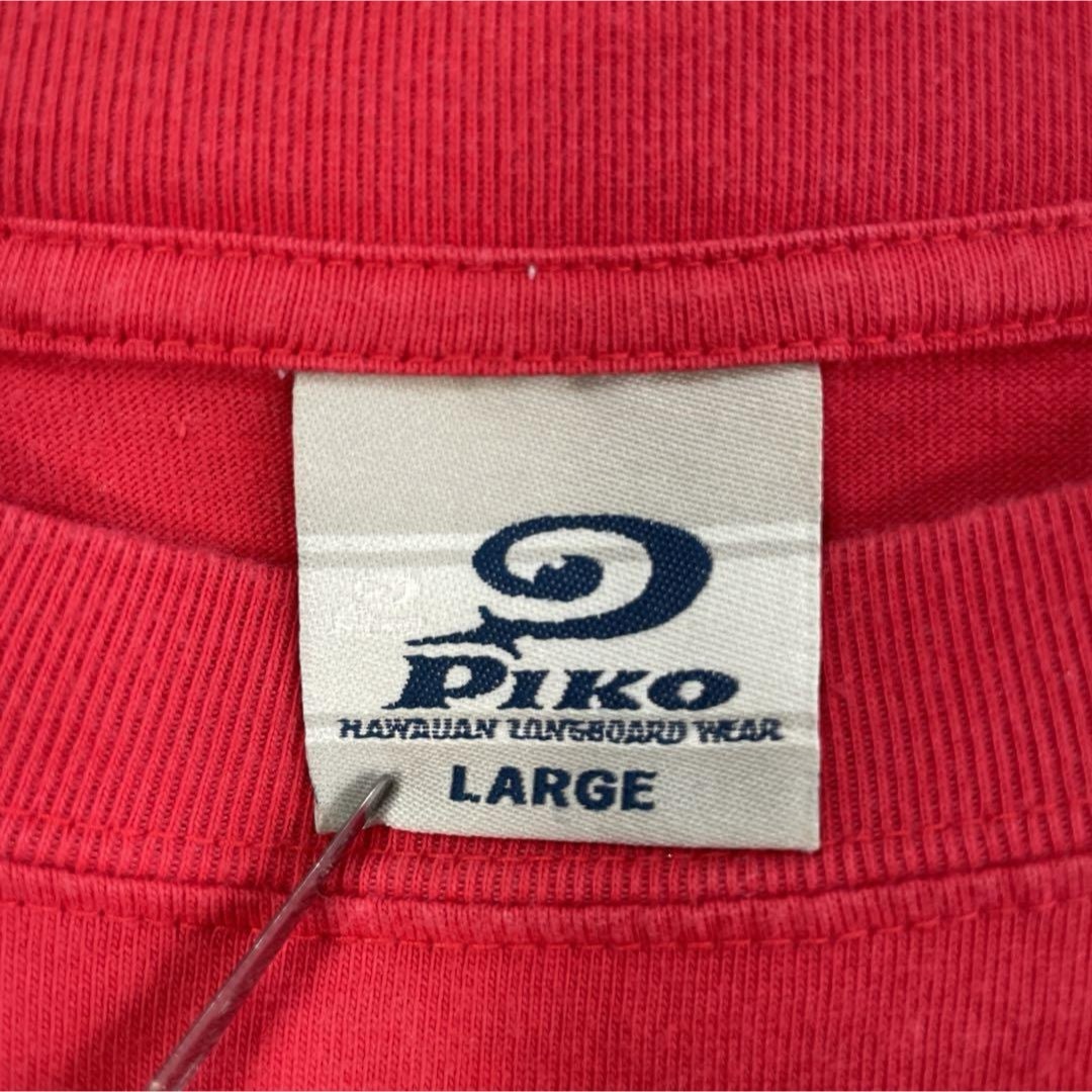 PIKO(ピコ)の【背面バックプリントTシャツ】PIKOサーフTシャツ古着ロンT波乗りY2K流行 メンズのトップス(Tシャツ/カットソー(七分/長袖))の商品写真