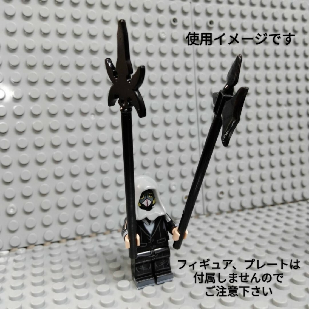 LEGOレゴ互換 槍＆斧セット パルチザン アックス 武器 エンタメ/ホビーのフィギュア(SF/ファンタジー/ホラー)の商品写真