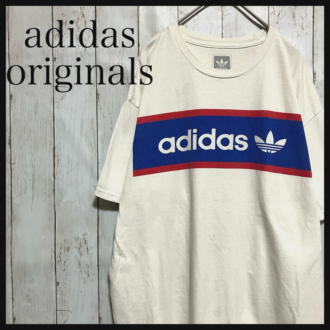 adidas(アディダス)のアディダスオリジナルス 半袖Tシャツ ビッグプリントトリコロールZ1226 メンズのトップス(Tシャツ/カットソー(半袖/袖なし))の商品写真