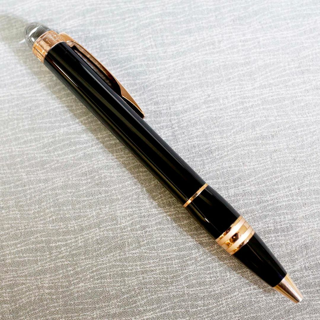 MONTBLANC(モンブラン)の【美品 送料込】モンブラン ボールペン スターウォーカー レッドゴールド レジン インテリア/住まい/日用品の文房具(ペン/マーカー)の商品写真