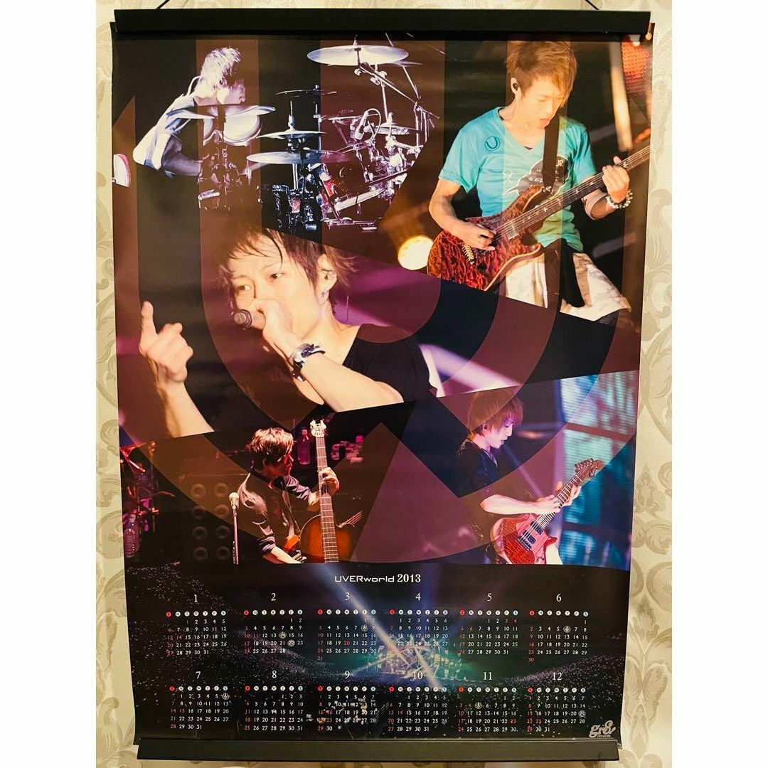 UVERworld 2013 カレンダー ポスター 非売品 エンタメ/ホビーのタレントグッズ(ミュージシャン)の商品写真