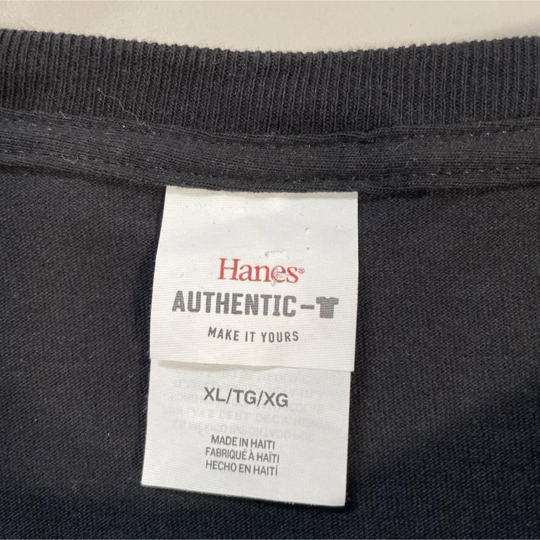 Hanes(ヘインズ)の【ヘインズボディ◎】マクドナルド企業Tシャツ古着オーバーサイズ黒ビッグロゴ半袖 メンズのトップス(Tシャツ/カットソー(半袖/袖なし))の商品写真