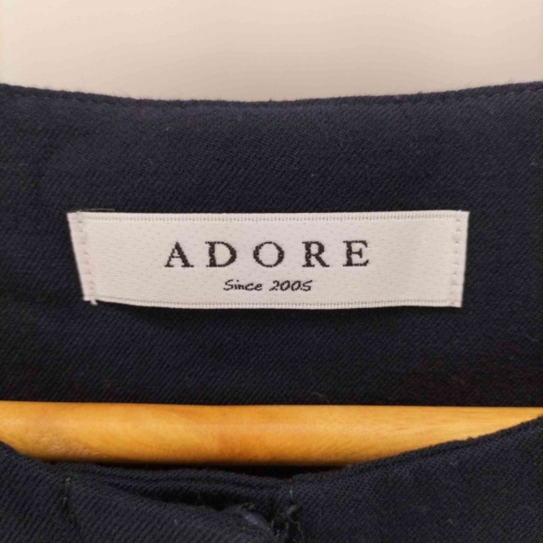 ADORE(アドーア)のADORE(アドーア) ベルト付き ノースリーブ ワイド ジップ コンビネゾン  レディースのパンツ(オールインワン)の商品写真