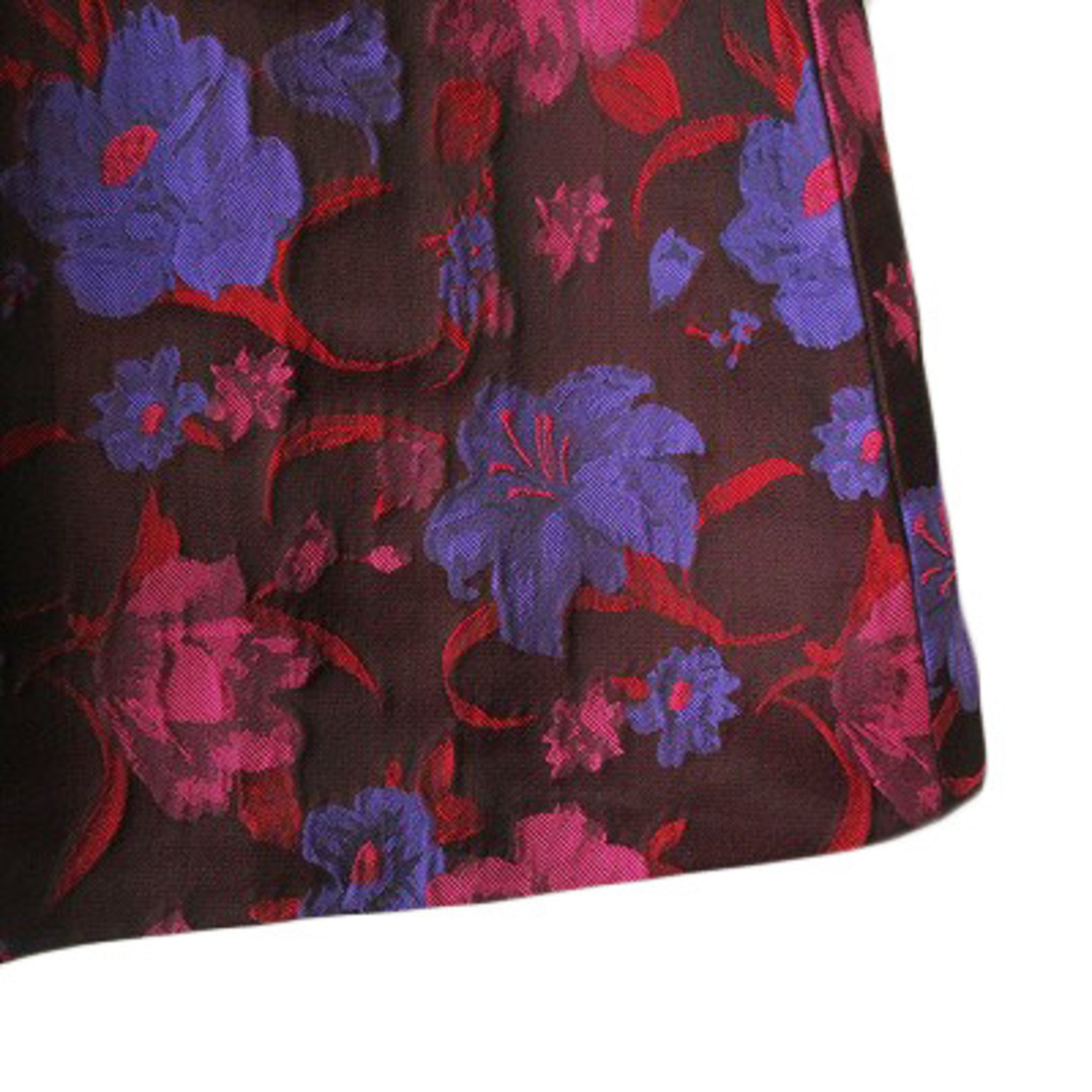 MERCURYDUO(マーキュリーデュオ)のマーキュリーデュオ MERCURYDUO スカート フレア 花柄 ジャガード レディースのスカート(ひざ丈スカート)の商品写真
