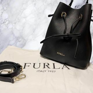 フルラ(Furla)の新品未使用 フルラ コスタンザ 巾着 2way ショルダーバッグ ブラック 黒(ショルダーバッグ)