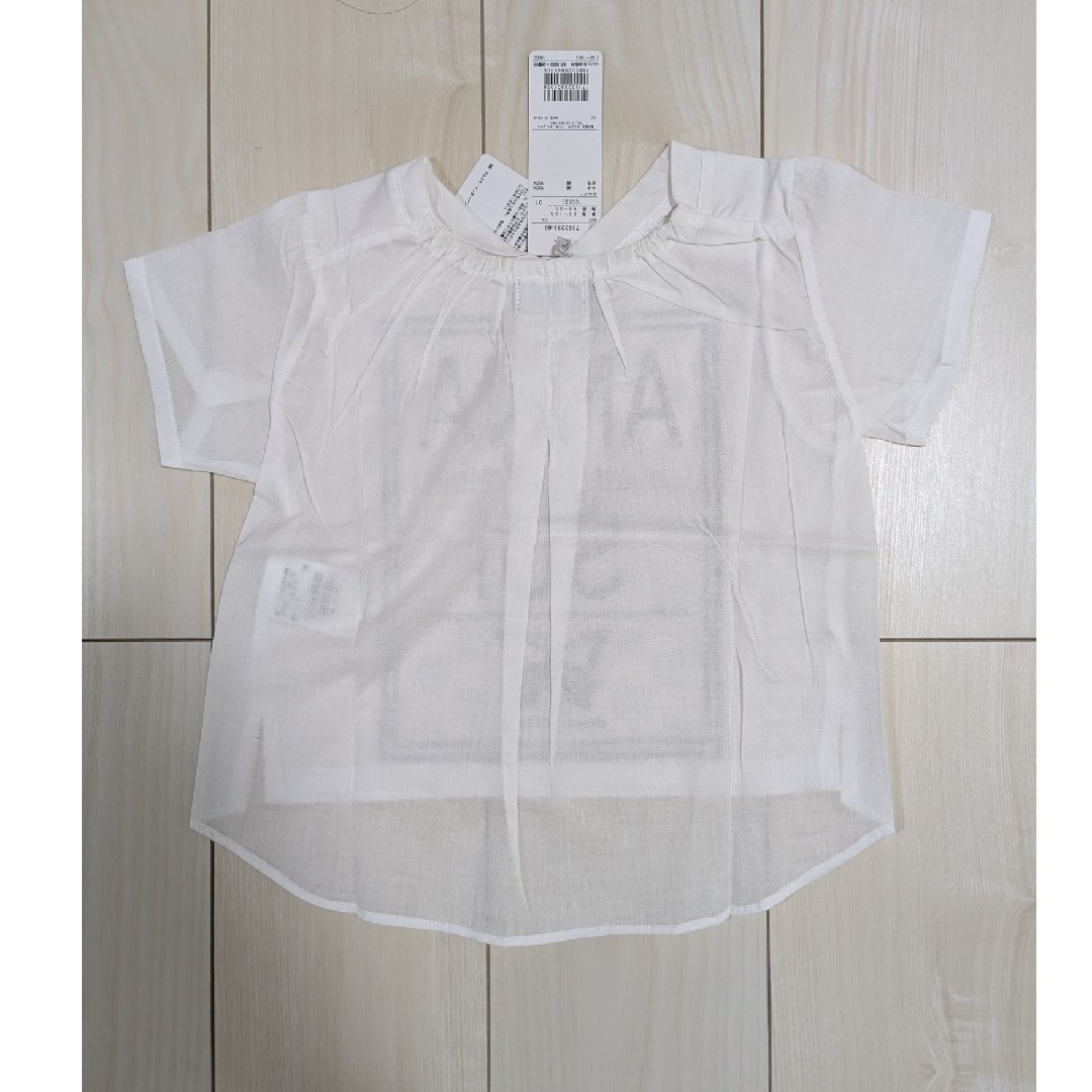 ANNA SUI mini(アナスイミニ)の新品未使用タグ付き　アナスイミニ　ロゴTシャツ　100センチ キッズ/ベビー/マタニティのキッズ服女の子用(90cm~)(Tシャツ/カットソー)の商品写真